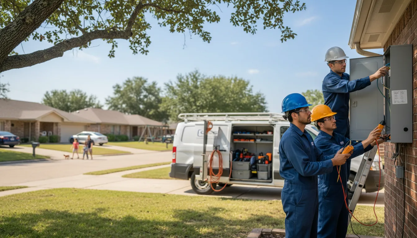 Certified electrician providing emergency electrical services in Forest City, MO